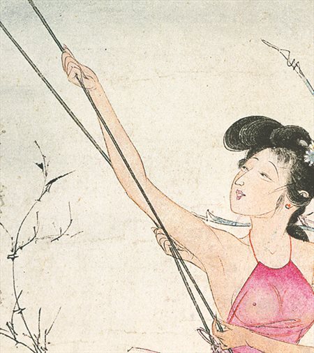冯榆-胡也佛的仕女画和最知名的金瓶梅秘戏图